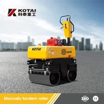 KD008 ar rokām turēts dubultā tērauda riteņu veltnis